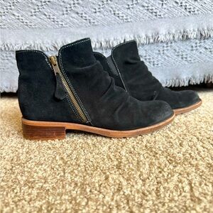 Black Suede Sofft Waterproof Booties